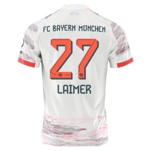 FC Bayern München Uittenue 2025/26 Heren – Konrad Laimer #27 – Goedkope Korte Mouwen Voetbalshirt