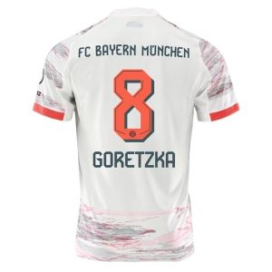 FC Bayern München Uittenue 2025/26 Heren – Leon Goretzka #8 – Goedkope Korte Mouwen Voetbalshirt