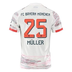 FC Bayern München Uittenue 2025/26 Heren – Thomas Müller #25 – Goedkope Korte Mouwen Voetbalshirt