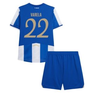 FC Porto 2025/26 Thuistenue voor Kinderen – Alan Varela #22 – Voetbalshirt met Korte Mouwen + Korte Broek