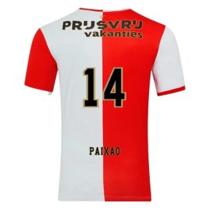 Feyenoord 2025/26 Thuistenue Heren – Igor Paixao #14 – Goedkope Korte Mouwen Voetbalshirt
