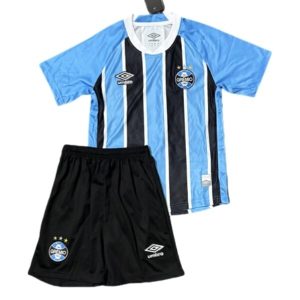 Grêmio FBPA 2025/26 Thuistenue voor Kinderen – Voetbalshirt met Korte Mouwen + Korte Broek