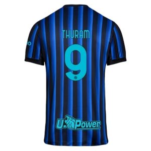 Inter Milan 2025/26 Thuistenue Heren – Marcus Thuram #9 – Goedkope Korte Mouwen Voetbalshirt