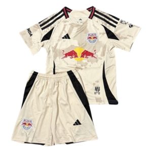 New York Red Bulls 2025/26 Uittenue voor Kinderen – Voetbalshirt met Korte Mouwen + Korte Broek