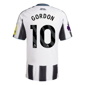 Newcastle United 2025/26 Thuistenue Heren – Anthony Gordon #10 – Goedkope Korte Mouwen Voetbalshirt