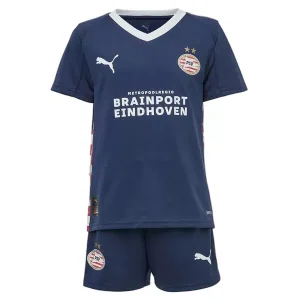 PSV Eindhoven 2025/26 Kinderen Uittenue – Voetbalshirt met Korte Mouwen + Korte Broek