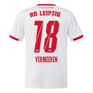 RB Leipzig Thuistenue 2025/26 Heren – Arthur Vermeeren #18 – Goedkope Korte Mouwen Voetbalshirt