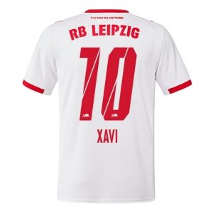 RB Leipzig Thuistenue 2025/26 Heren – Xavi Simons #10 – Goedkope Korte Mouwen Voetbalshirt