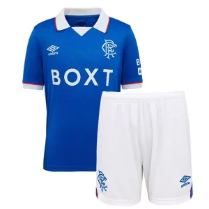 Rangers FC 2025/26 Thuistenue voor Kinderen – Voetbalshirt met Korte Mouwen + Korte Broek