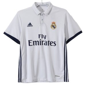 Real Madrid Retro 2016-2017 Thuistenue Heren – Goedkope Korte Mouwen Voetbalshirt