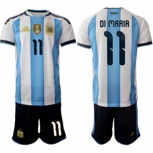 Argentinië WK 2026 Thuistenue Heren – Ángel Di María #11 Voetbalshirt + Short