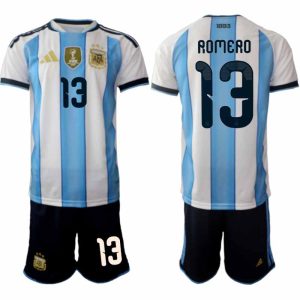 Argentinië WK 2026 Thuistenue Heren – Cristian Romero #13 Voetbalshirt + Short