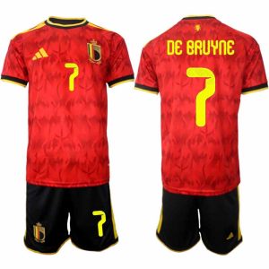 België WK 2026 Thuistenue Heren – Kevin De Bruyne #7 Voetbalshirt + Short