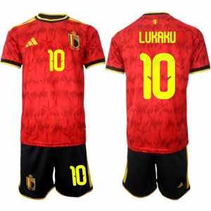 België WK 2026 Thuistenue Heren – Romelu Lukaku #10 Voetbalshirt + Short
