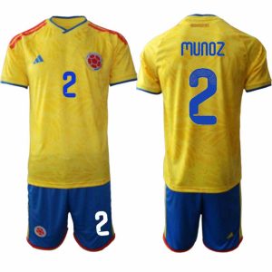 Colombia WK 2026 Thuistenue Heren – Daniel Muñoz #2 Voetbalshirt + Short