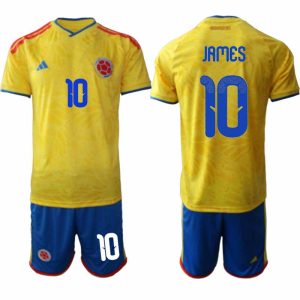 Colombia WK 2026 Thuistenue Heren – James Rodríguez #10 Voetbalshirt + Short