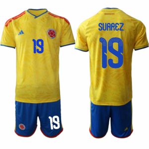 Colombia WK 2026 Thuistenue Heren – Luis Suárez #19 Voetbalshirt + Short