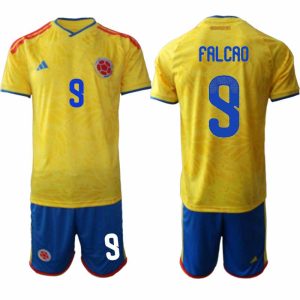 Colombia WK 2026 Thuistenue Heren – Radamel Falcao #9 Voetbalshirt + Short
