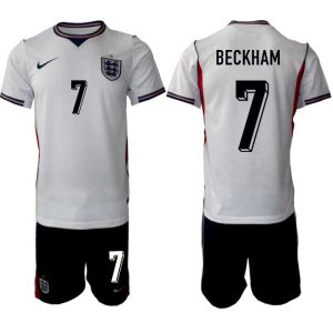 Engeland WK 2026 Thuistenue Heren – David Beckham #7 Voetbalshirt + Short