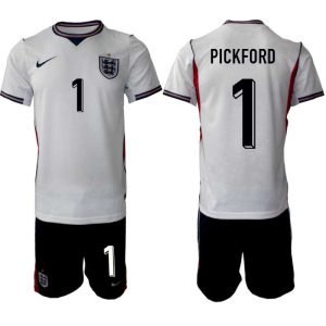 Engeland WK 2026 Thuistenue Heren – Jordan Pickford #1 Voetbalshirt + Short