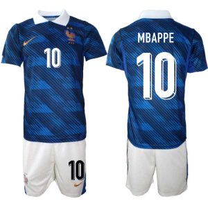 Frankrijk WK 2026 Thuistenue Heren – Kylian Mbappé #10 Voetbalshirt + Short