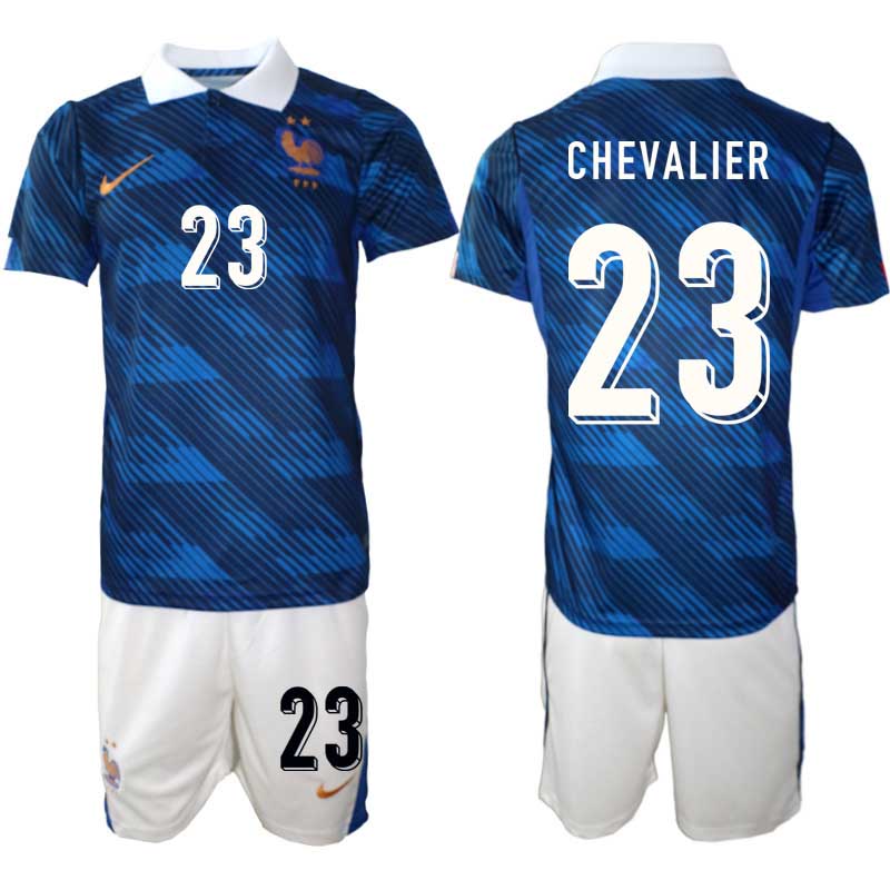 Frankrijk WK 2026 Thuistenue Heren – Lucas Chevalier #23 Voetbalshirt + Short