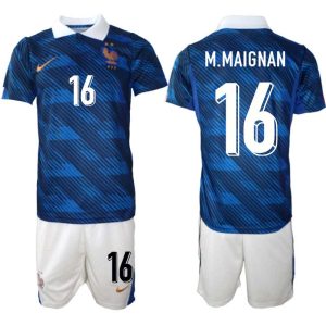 Frankrijk WK 2026 Thuistenue Heren – Mike Maignan #16 Voetbalshirt + Short