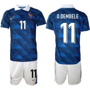 Frankrijk WK 2026 Thuistenue Heren – Ousmane Dembélé #11 Voetbalshirt + Short