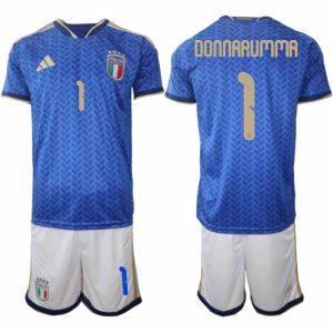 Italië WK 2026 Thuistenue Heren – Gianluigi Donnarumma #1 Voetbalshirt + Short