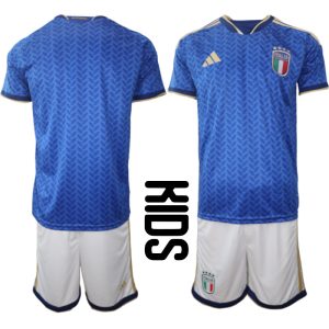Italië WK 2026 Thuistenue Kinderen - Voetbalshirt + Short