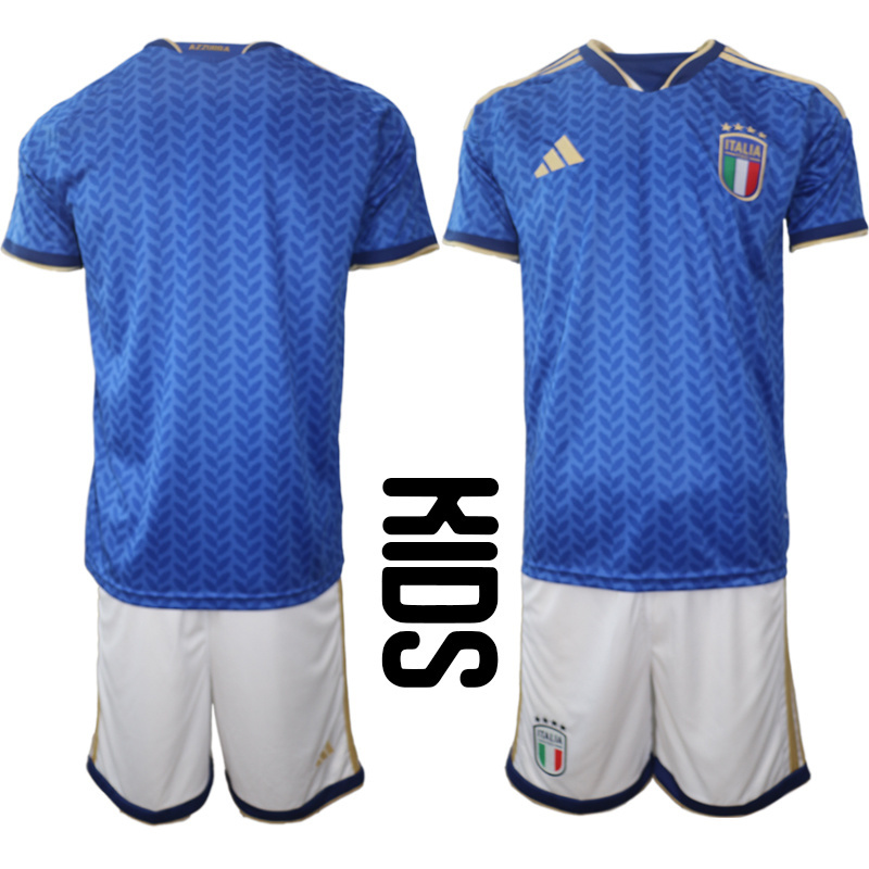 Italië WK 2026 Thuistenue Kinderen - Voetbalshirt + Short