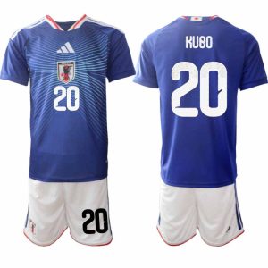 Japan WK 2026 Thuistenue Heren – Takefusa Kubo #20 Voetbalshirt + Short
