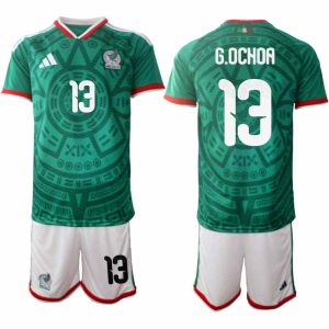 Mexico WK 2026 Thuistenue Heren – Guillermo Ochoa #13 Voetbalshirt + Short