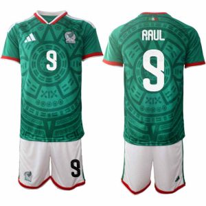 Mexico WK 2026 Thuistenue Heren – Raúl Jiménez #9 Voetbalshirt + Short