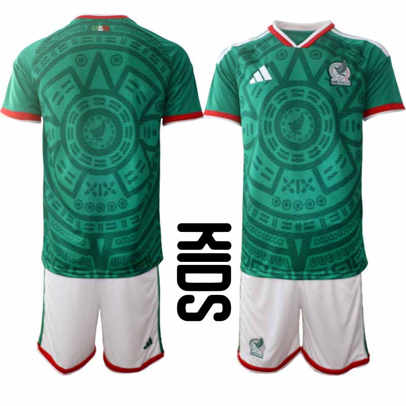 Mexico WK 2026 Thuistenue Kinderen - Voetbalshirt + Short
