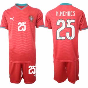 Portugal WK 2026 Thuistenue Heren – Nuno Mendes #25 Voetbalshirt + Short