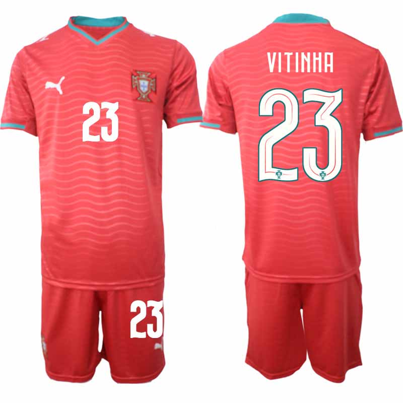 Portugal WK 2026 Thuistenue Heren – Vitinha #23 Voetbalshirt + Short