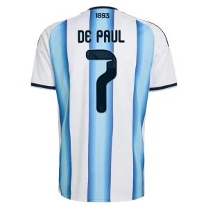 Argentinië Thuisshirt WK 2026 Rodrigo De Paul #7 - Voetbalshirt Heren