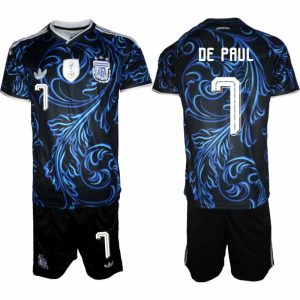 Argentinië Uitshirt WK 2026 Heren - Rodrigo De Paul #7 Tenue (Shirt + Shorts)