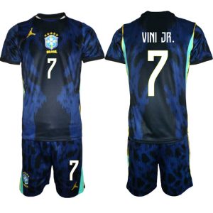 Brazilië Uitshirt WK 2026 Heren - Vinícius Júnior #7 Tenue (Shirt + Shorts)