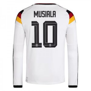 Duitsland Thuisshirt WK 2026 Lange Mouwen - Jamal Musiala #10 - Heren