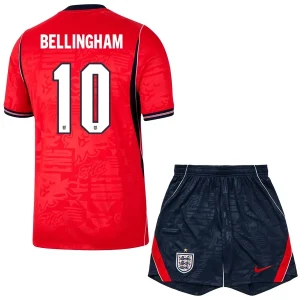 Engeland Uittenue WK 2026 Kinderen – Jude Bellingham #10 Voetbalshirt + Shorts Set