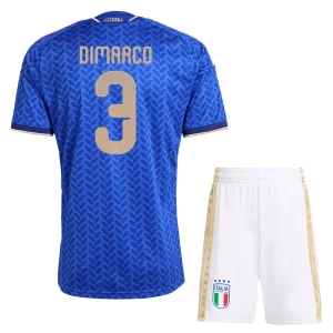 Italië Thuistenue WK 2026 Kinderen – Federico Dimarco #3 Voetbalshirt + Shorts Set