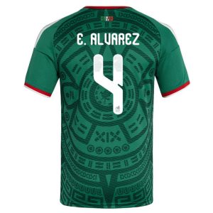 Mexico Thuisshirt WK 2026 Edson Álvarez #4 - Voetbalshirt Heren