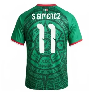 Mexico Thuisshirt WK 2026 Santiago Giménez #11 - Voetbalshirt Heren