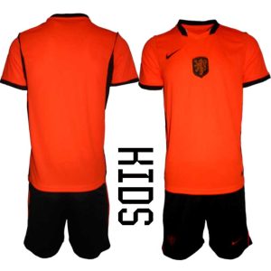 Nederland Thuistenue WK 2026 Kinderen – Voetbalshirt + Shorts Set