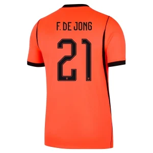 Nederlands Elftal Thuisshirt WK 2026 Heren - Frenkie de Jong #21 Voetbalshirt
