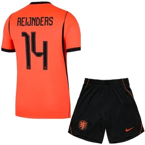 Nederlands Elftal Thuisshirt WK 2026 Kind - Tijjani Reijnders #14 Voetbalset