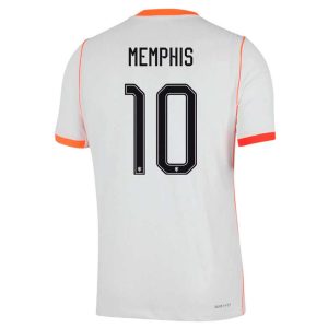 Nederlands Elftal Uitshirt WK 2026 Heren - Memphis Depay #10 Voetbalshirt