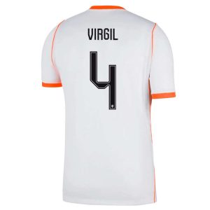 Nederlands Elftal Uitshirt WK 2026 Heren - Virgil van Dijk #4 Voetbalshirt